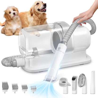 Dog & Cat Grooming Clippers Kit, Adjustable Corded Electric with Accessories (9 Pack)